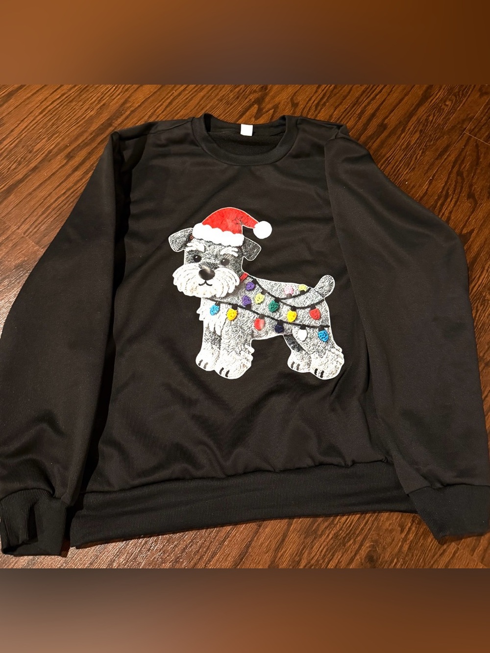 Schnauzer Crewneck Holiday Sweater